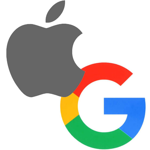 Apple Google logo