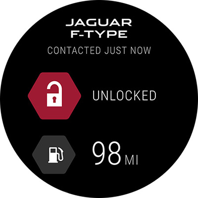 Jaguar Android Wear aplikace