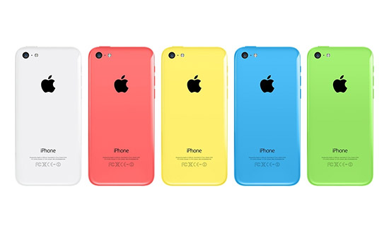 iPhone 5C barevna provedeni