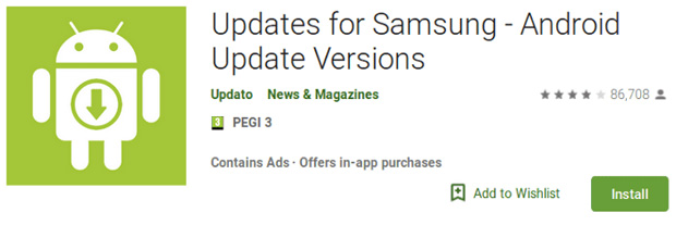 Updates for Samsung