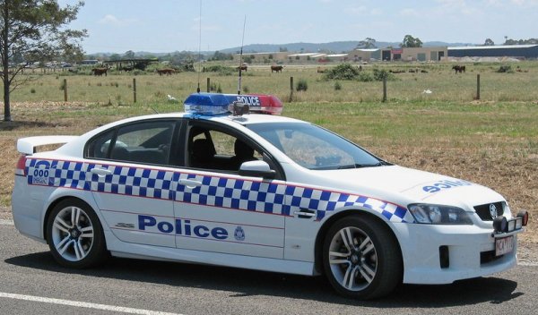 Australské policejní auto
