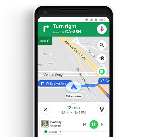 Aplikace Mapy Google