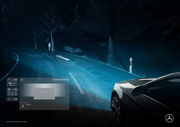Mercedes-Benz Digital Light chodec