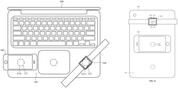 Apple MacBook - patent bezdrátového nabíjení