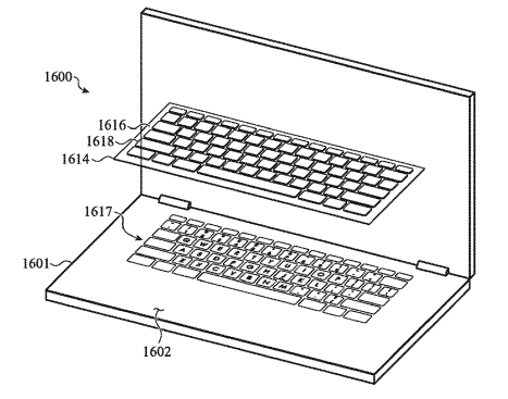 Patent klávesnice pro Apple MacBook