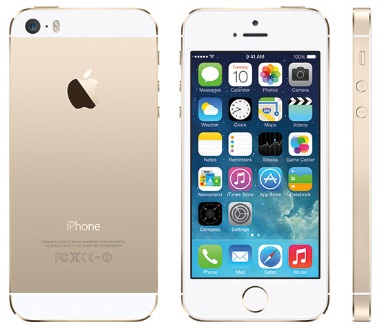 Apple iPhone 5s zlata