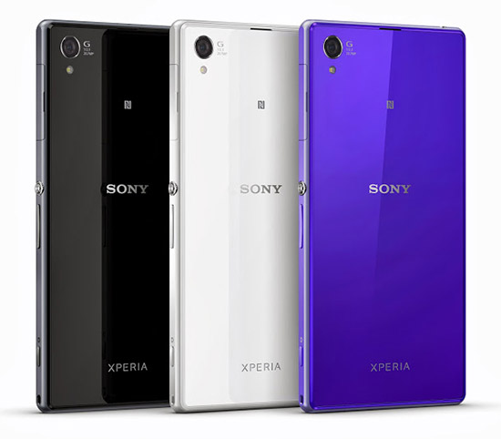 Sony Xperia Z1 barevne varianty