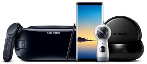 Samsung Galaxy Note 8 a další produkty