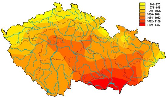 Solární mapa České republiky